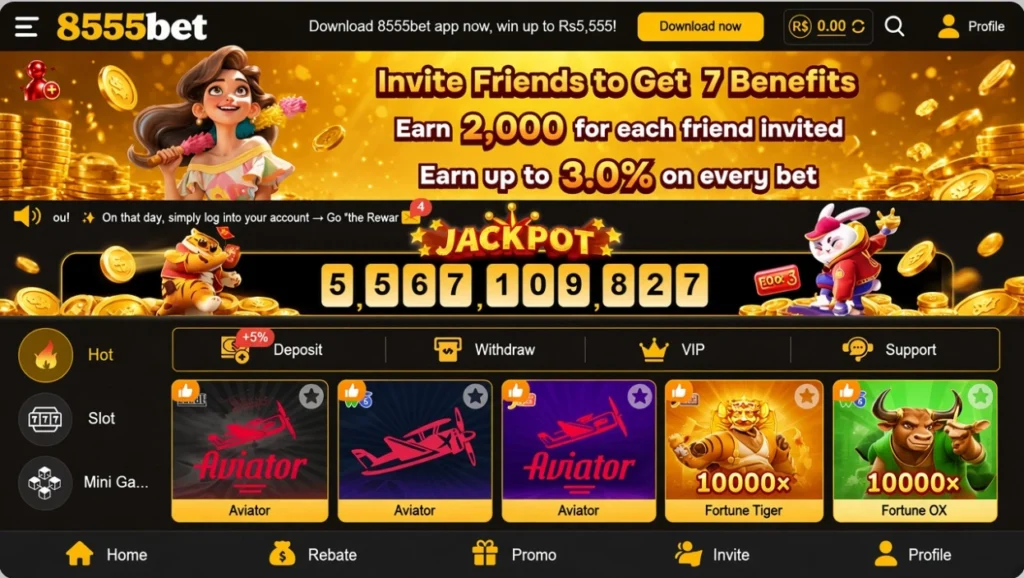 8555bet game main image